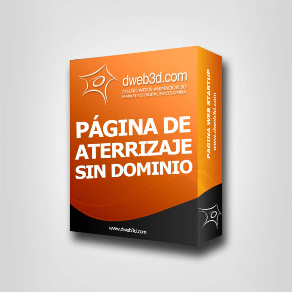 Página de Aterrizaje con Dominio Incluido